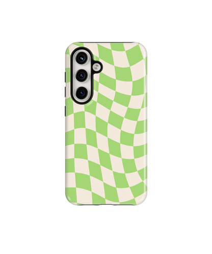 Katydid Wavy Checkers II Phone Case