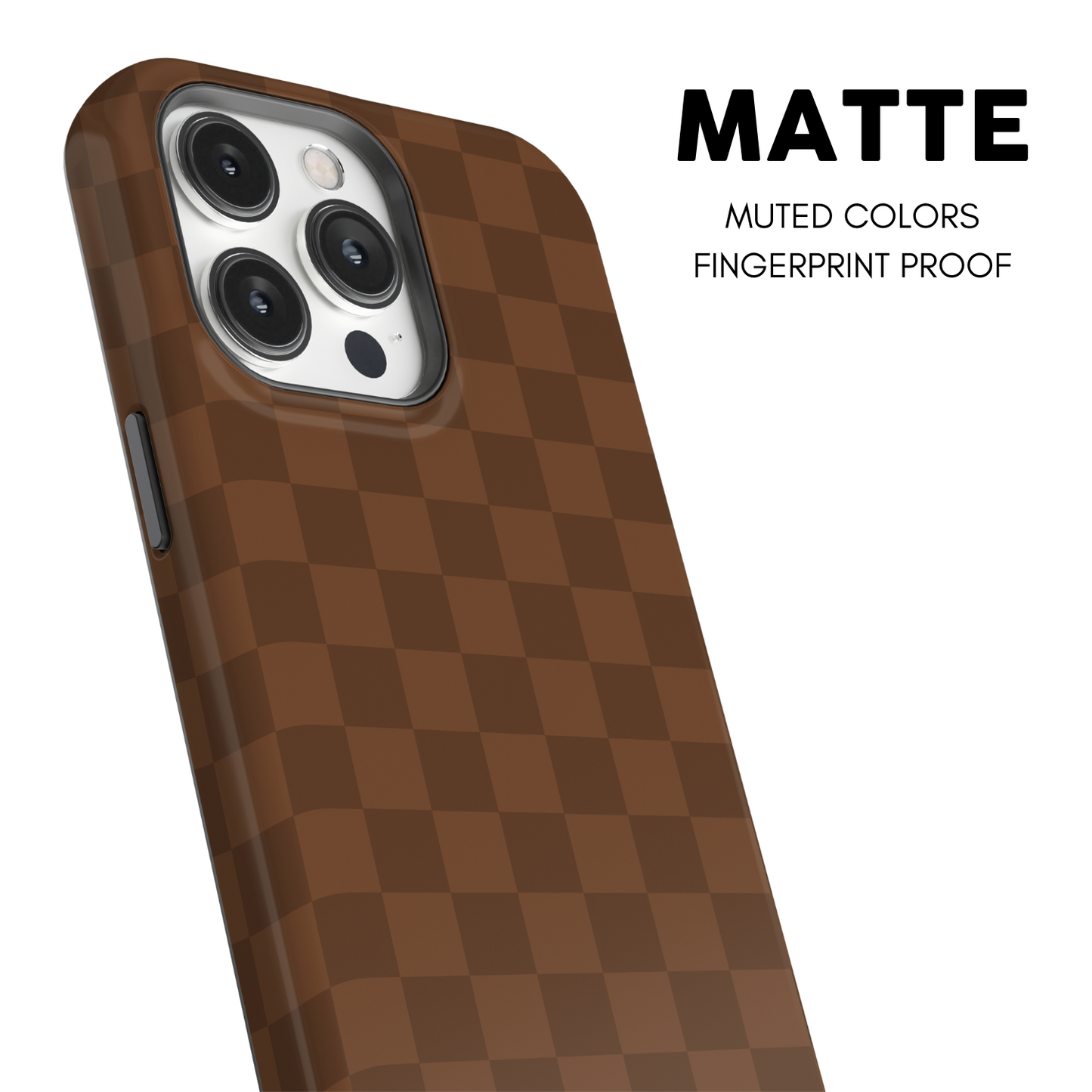 Cocoa Checkers iPhone Case