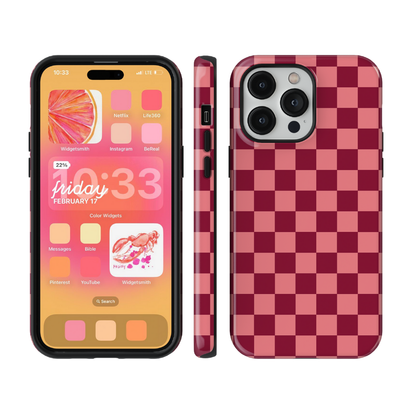 Love Checkers Phone Case