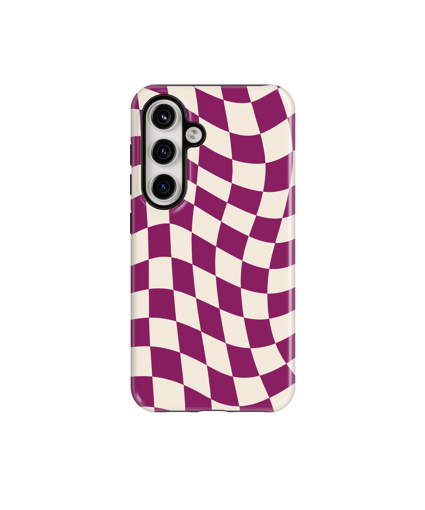 Velvet Wavy Checkers II Phone Case