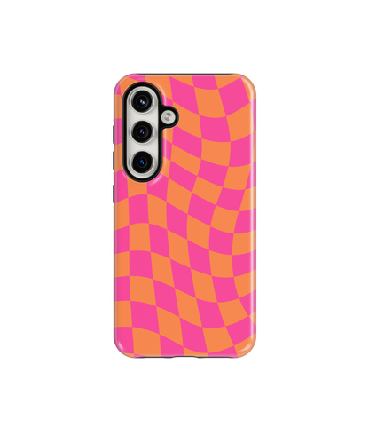 Sunkissed Wavy Checkers Phone Case