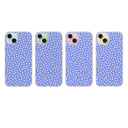 Bluebell Dots Clear Case Insert