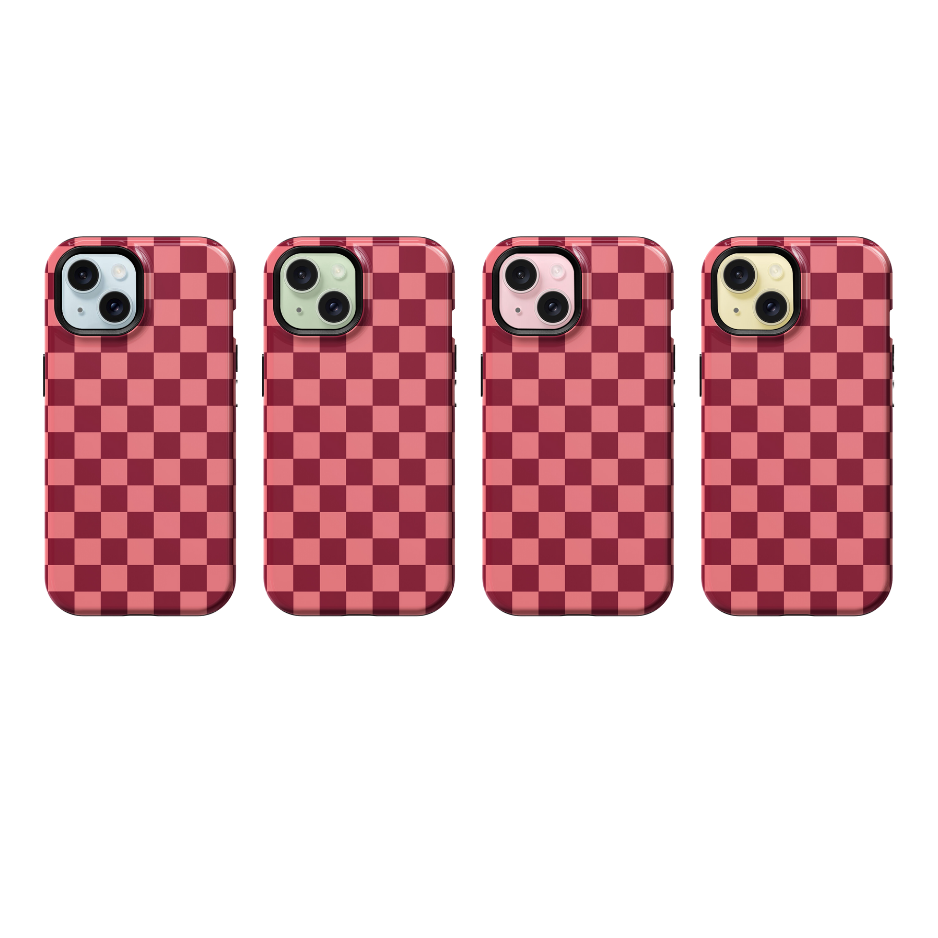 Love Checkers Phone Case