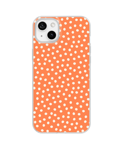 Tangerine Dots Clear Case Insert