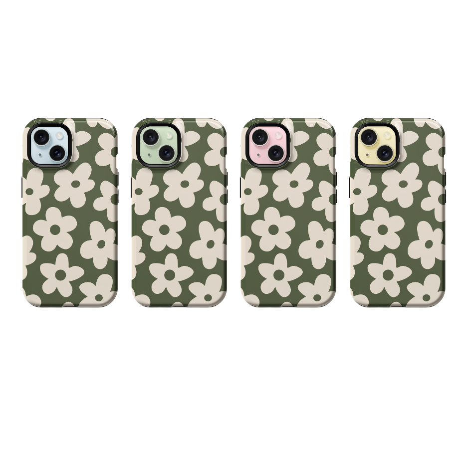 Moss Big Blooms Phone Case