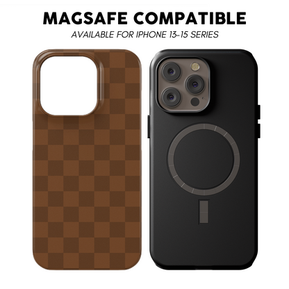 Cocoa Checkers iPhone Case