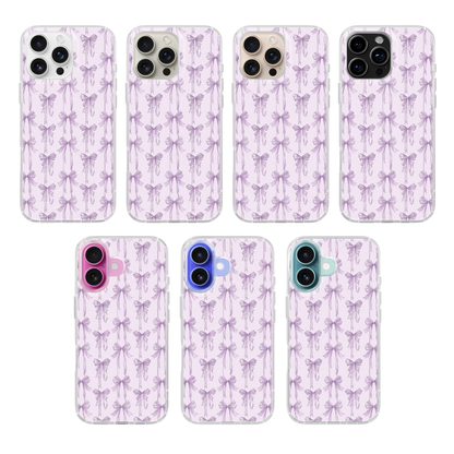 Lilac Blushing Bows Clear Case Insert