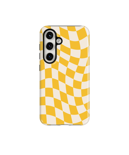 Sunny Wavy Checkers II Phone Case