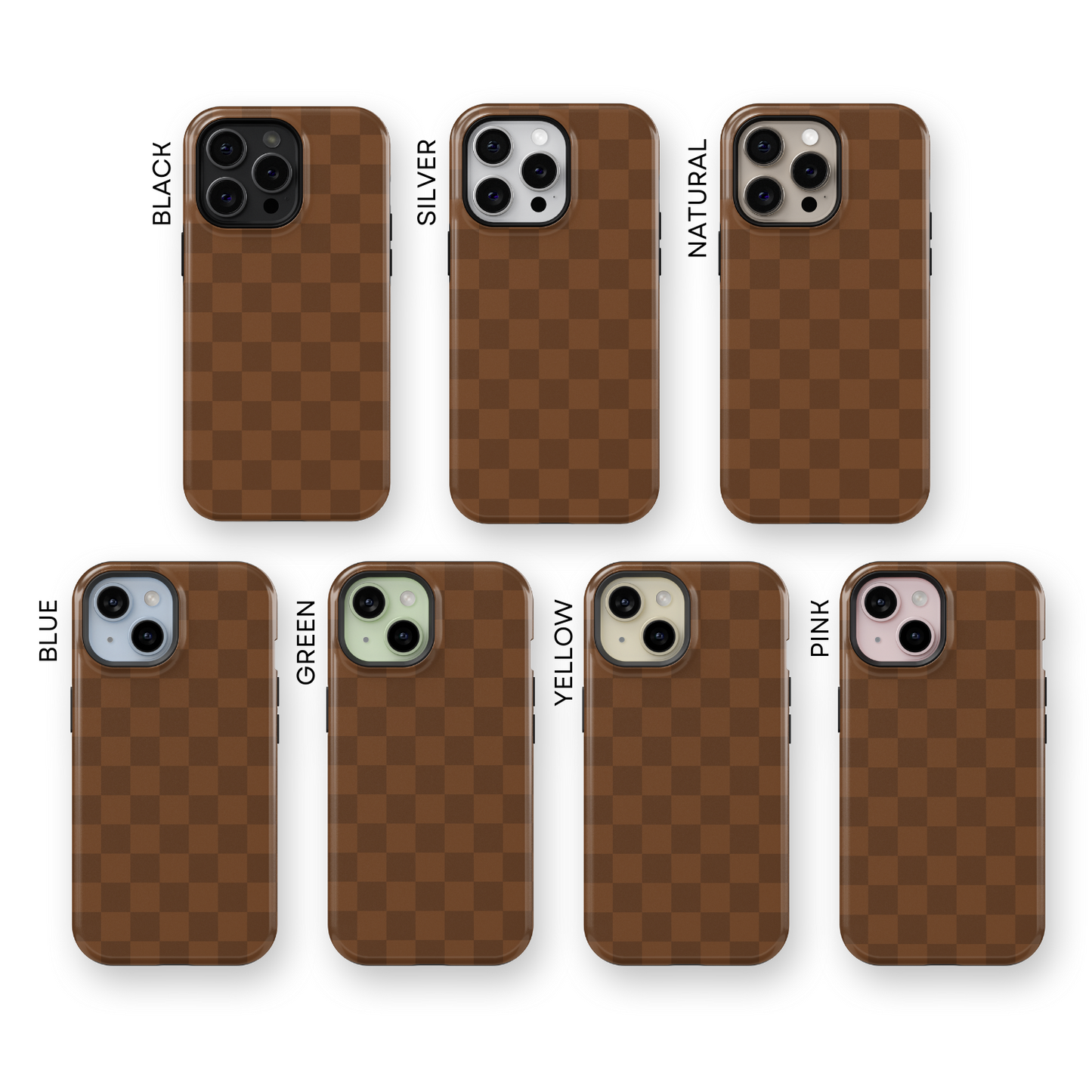 Cocoa Checkers iPhone Case