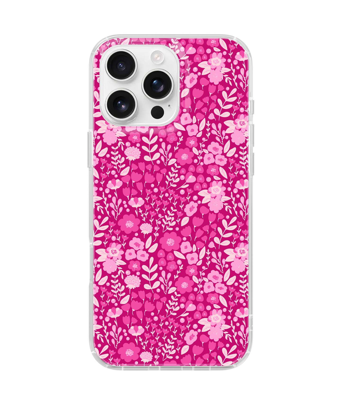 Berry Blossoms (Dark) Clear Case Insert