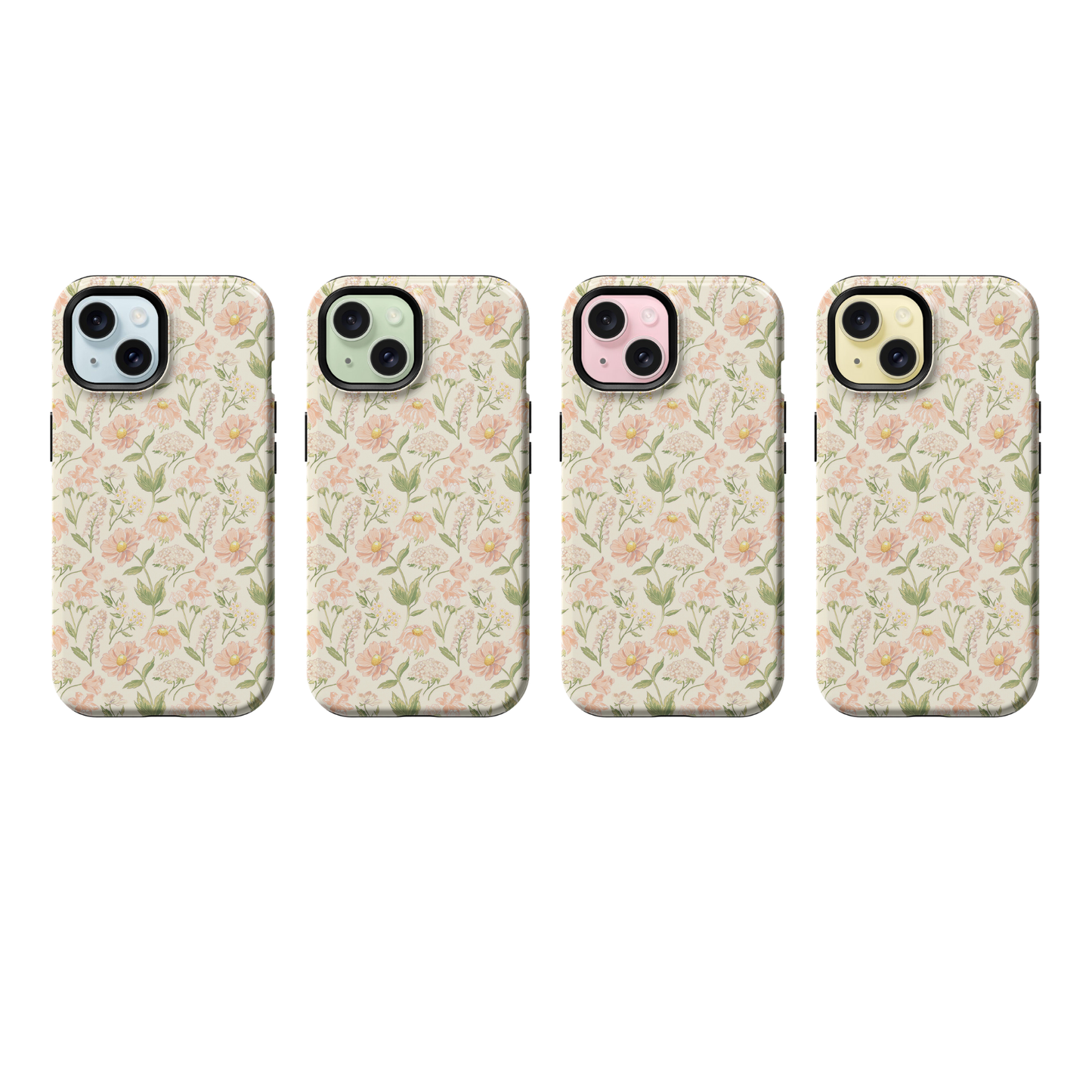 Blush Heirloom Blooms Phone Case