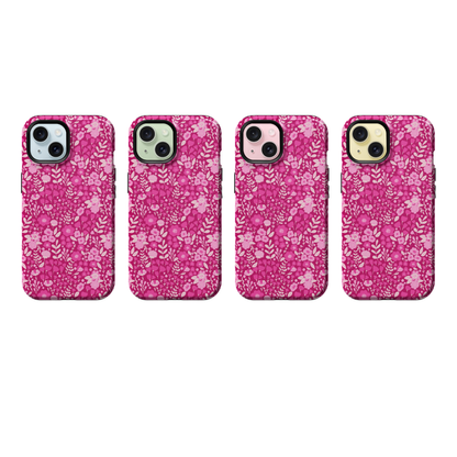 Berry Blossoms (Dark) Phone Case