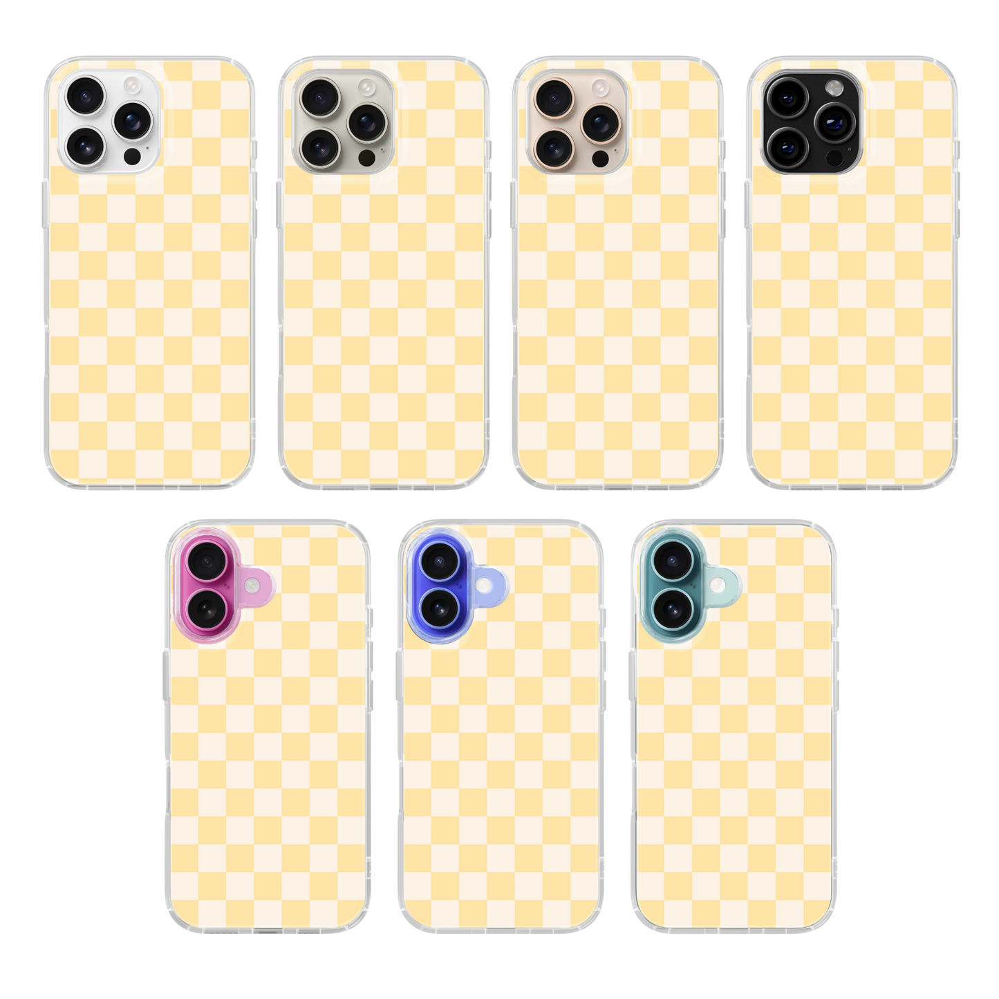 Banana Whispers Checkers II Clear Case Insert