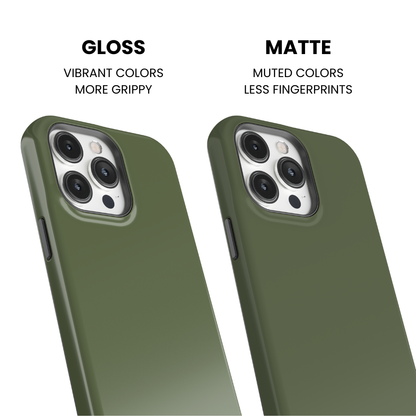 Moss Solids Phone Case