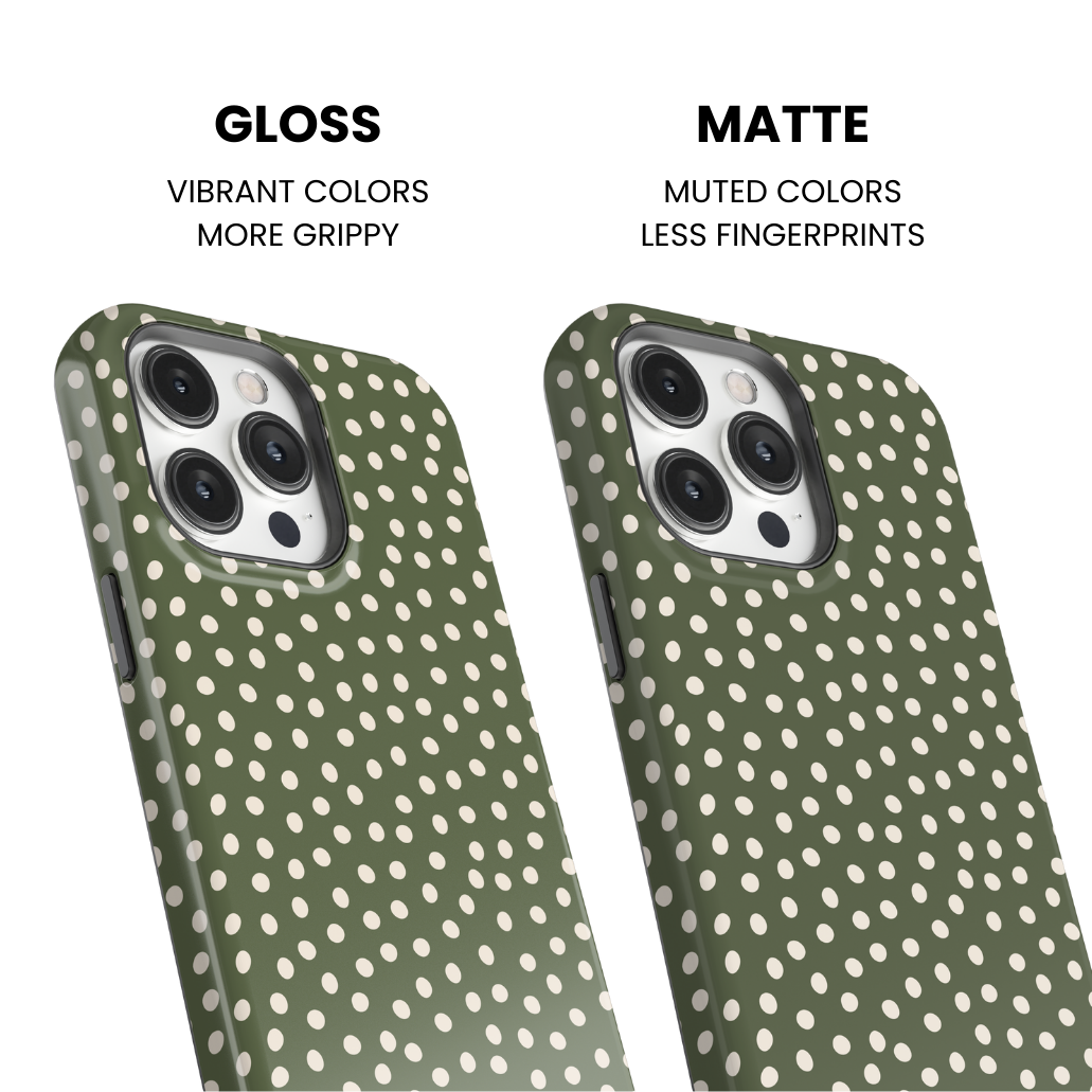 Moss Dots Phone Case