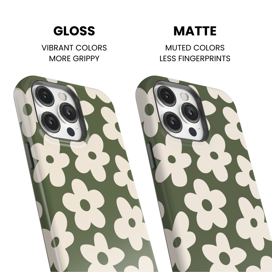 Moss Big Blooms Phone Case