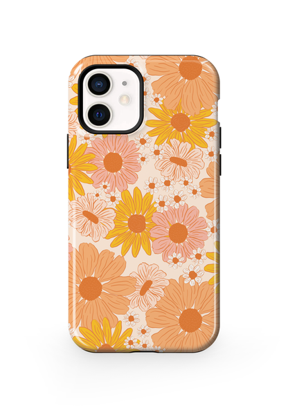 Orange Summer Blooms Phone Case