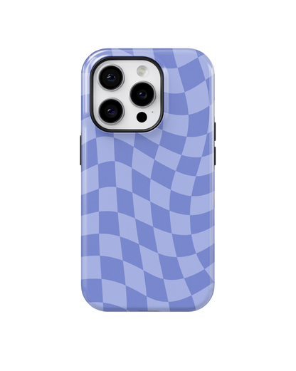 Bluebell Wavy Checkers Phone Case