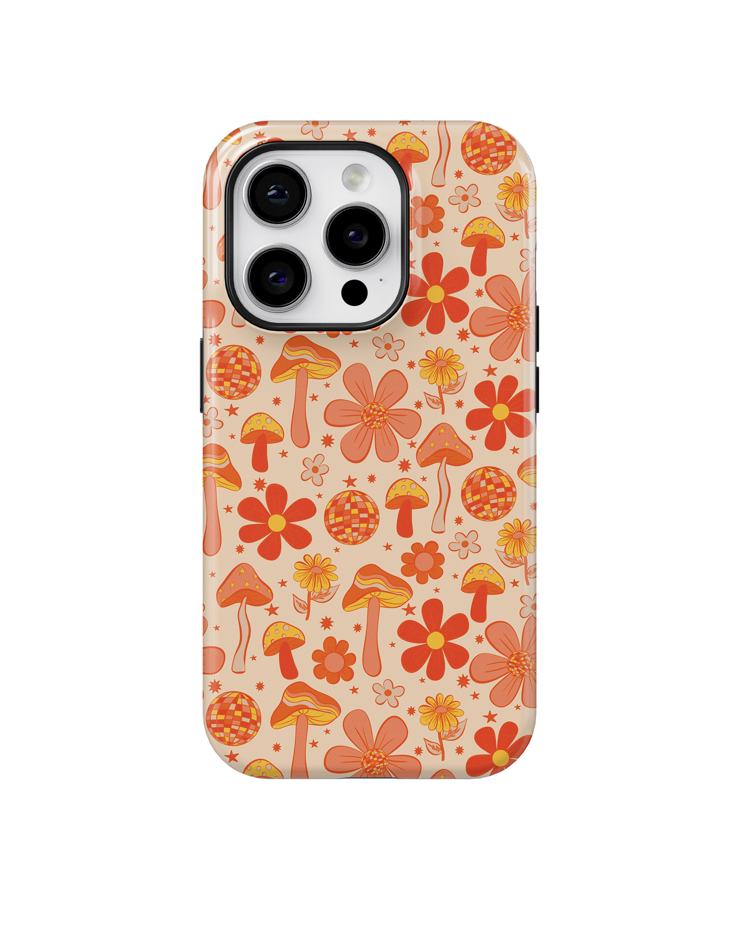 Orange Fungi Fantasia Phone Case