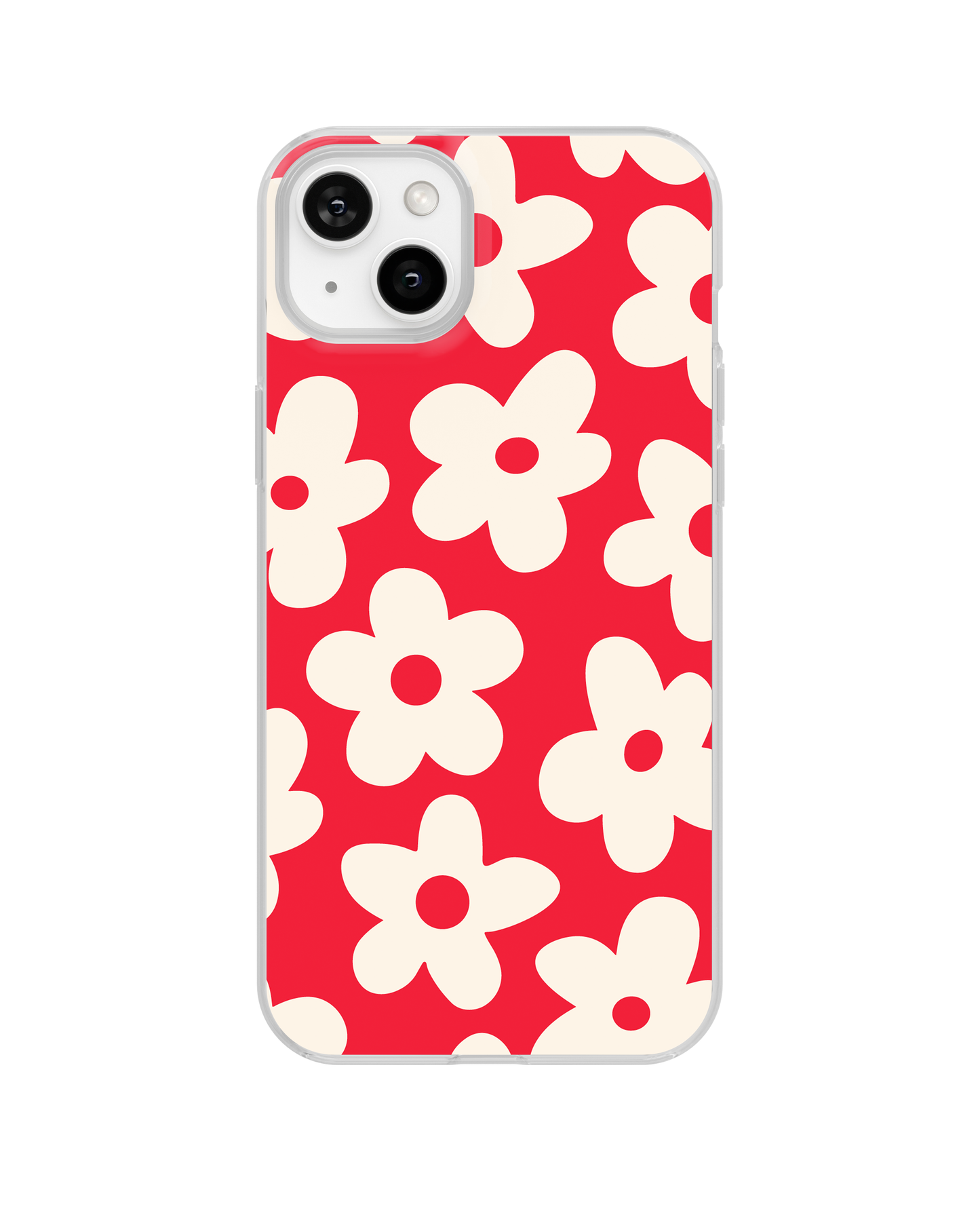 Vermillion Big Blooms Clear Case Insert