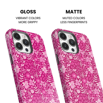 Berry Blossoms (Dark) Phone Case