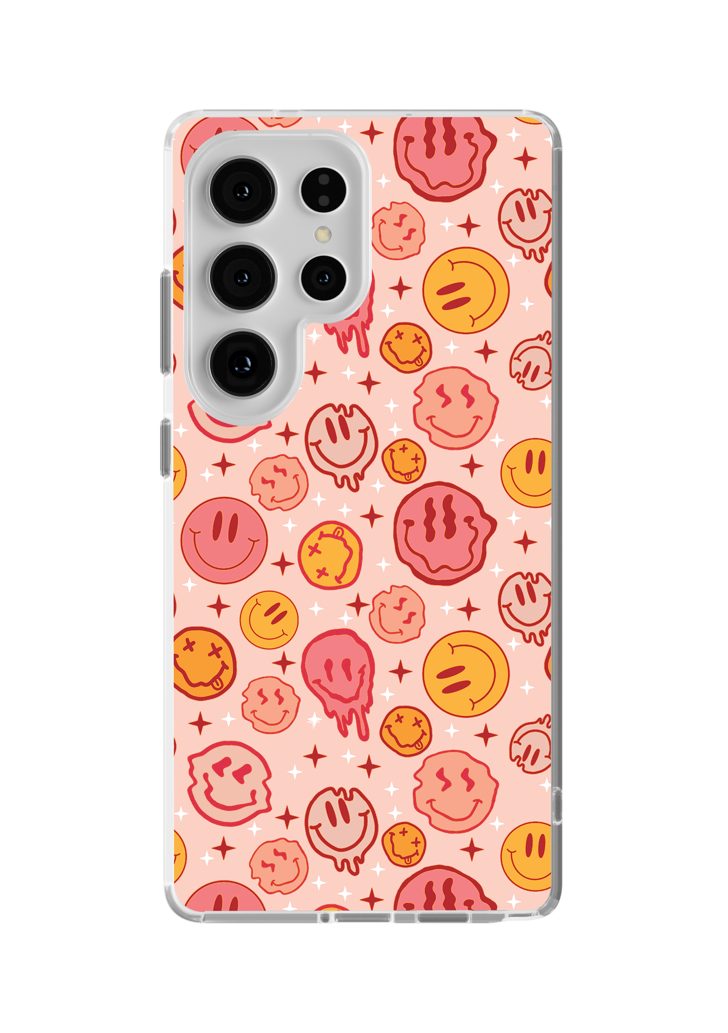 Orange & Pink Happy Hypnosis Clear Case Insert