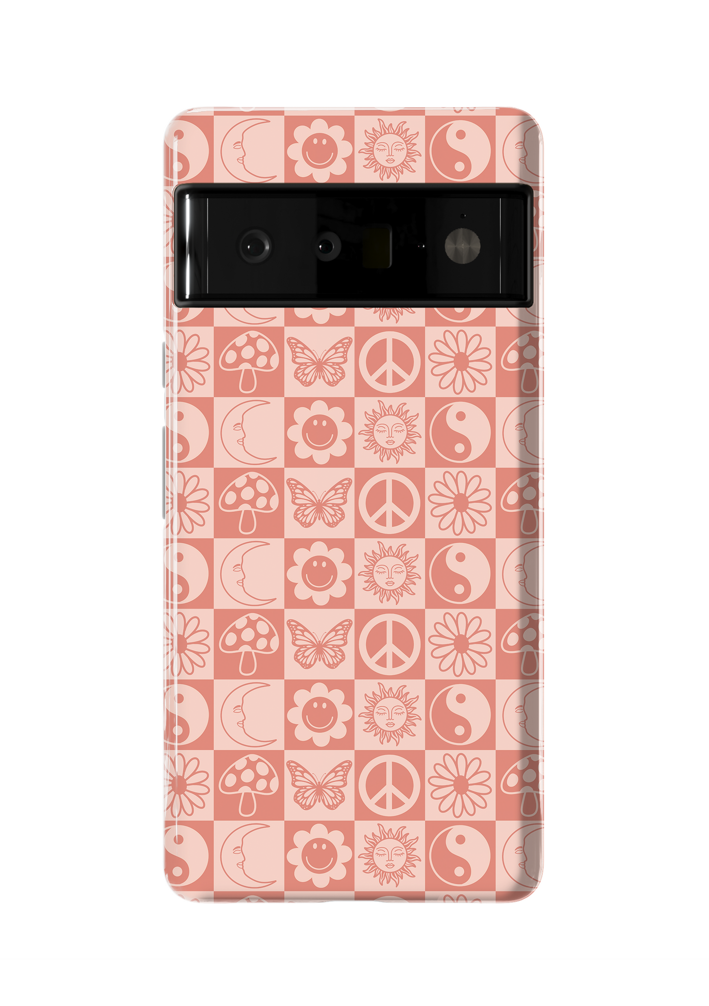 Pink Groovy Mosaic Phone Case