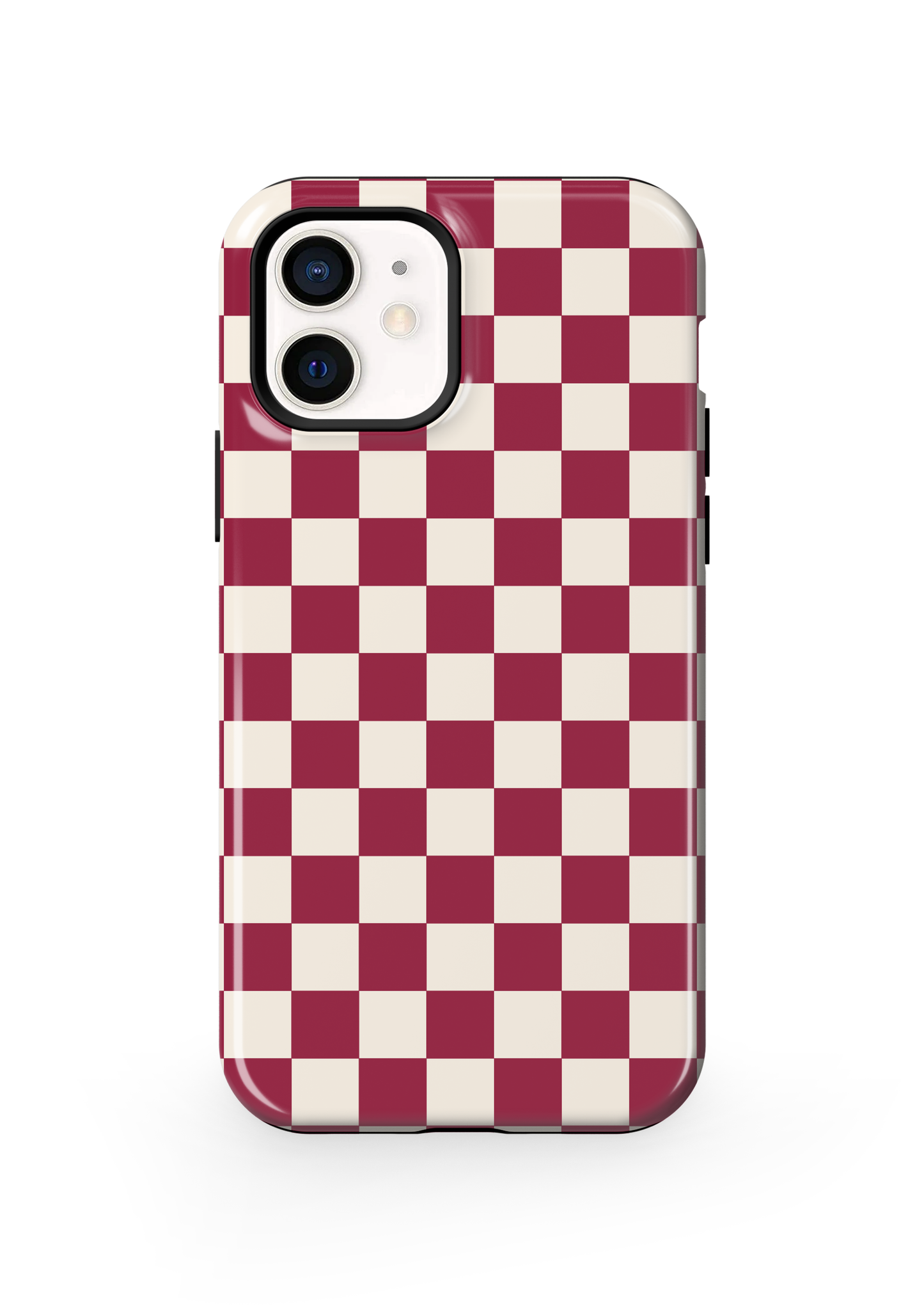 Black Cherry Checkers II Phone Case