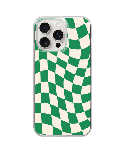 Emerald City Wavy Checkers II Clear Case Insert