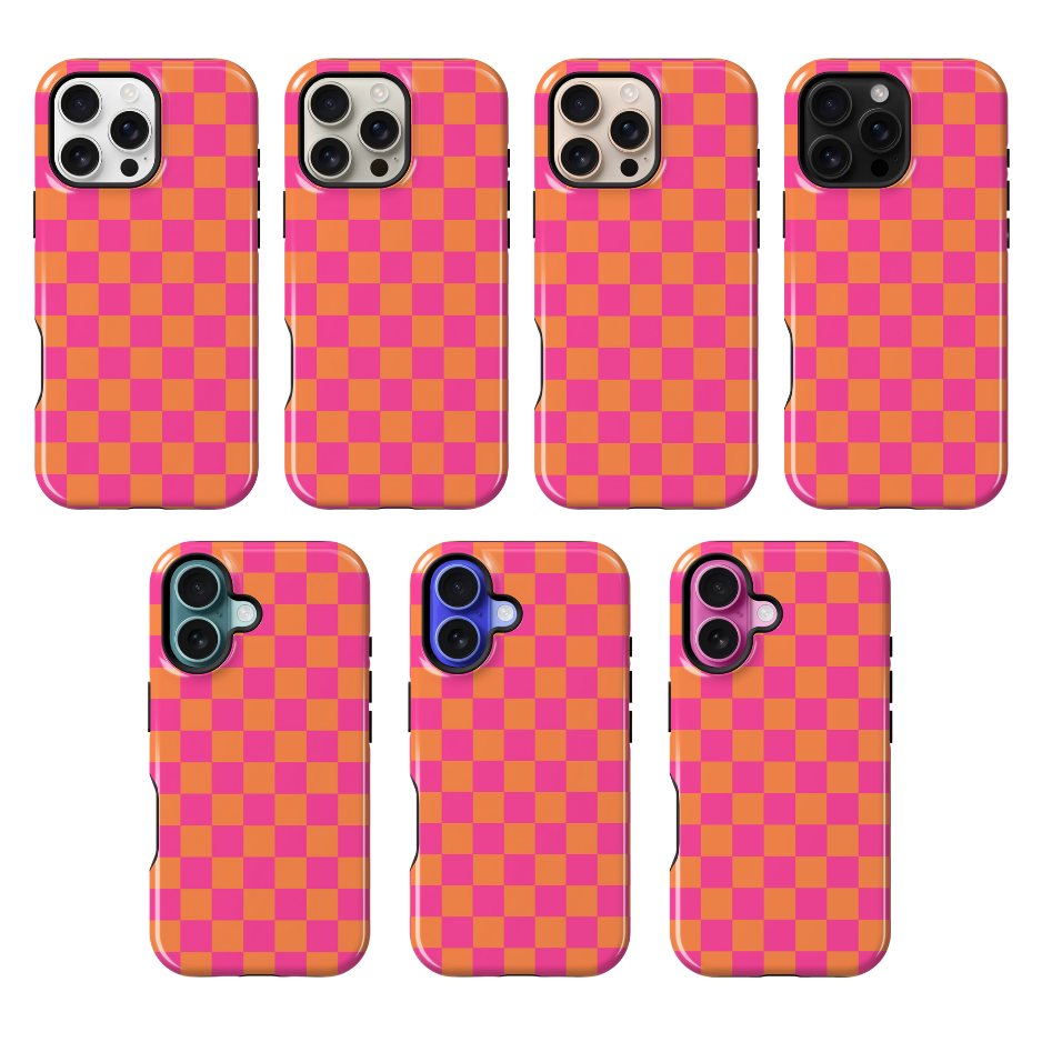 Sunkissed Checkers Phone Case