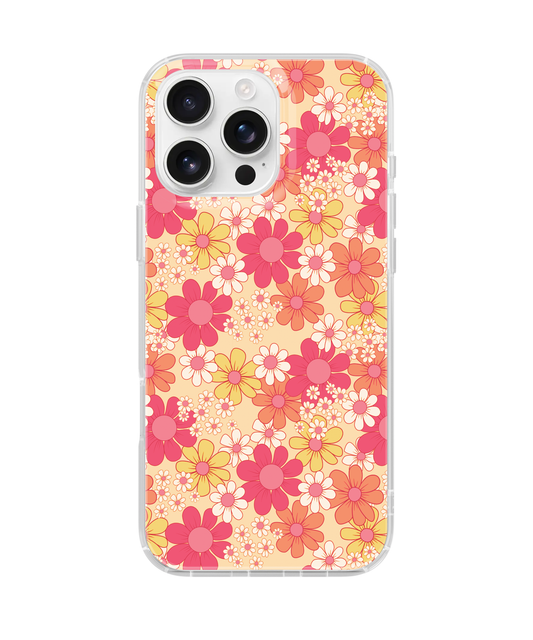 Yellow & Pink Petal Perfect Clear Case Insert