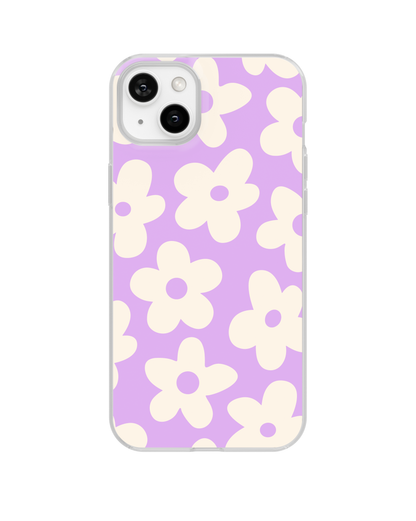 Lilac Big Blooms Clear Case Insert