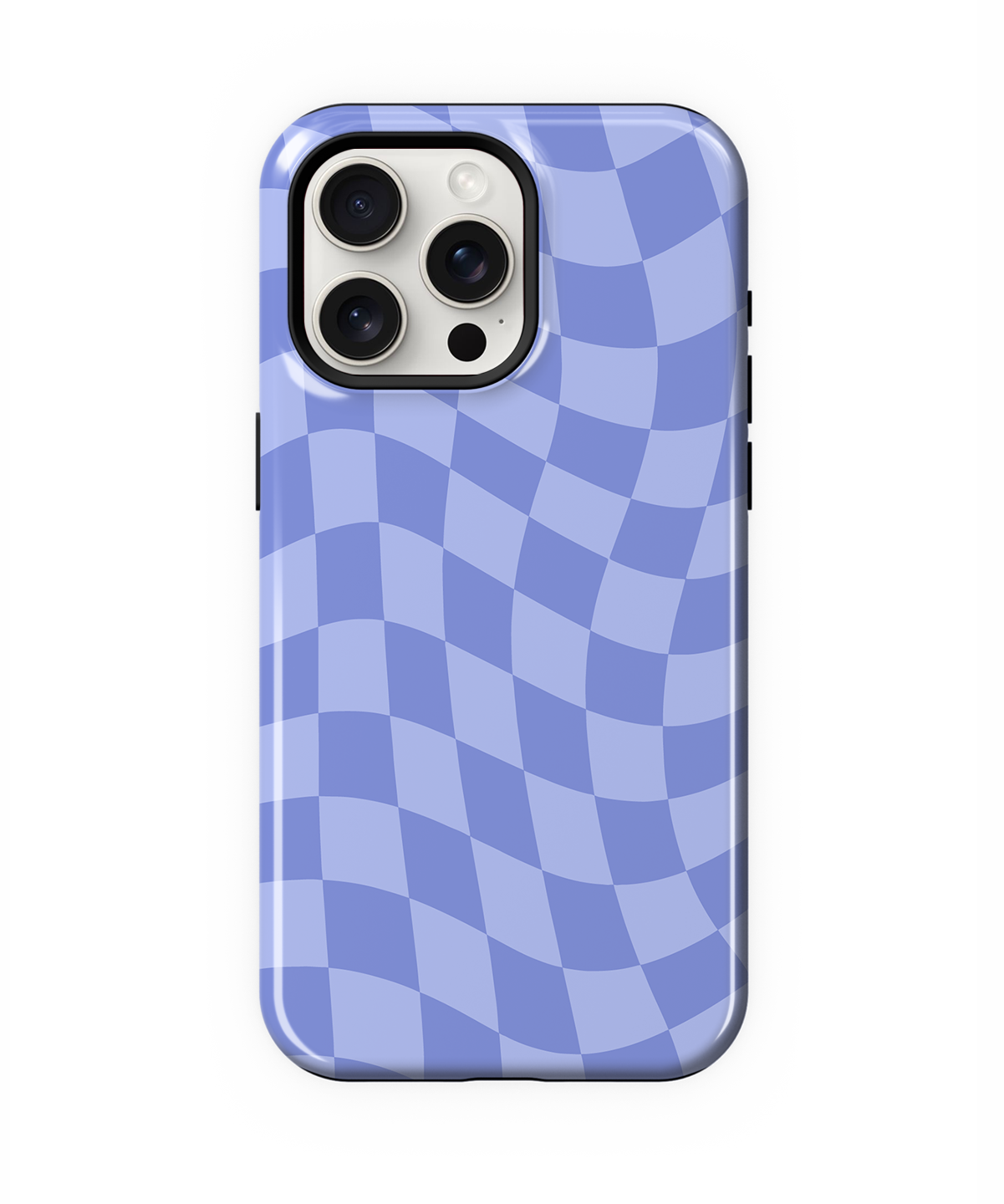 Bluebell Wavy Checkers Phone Case