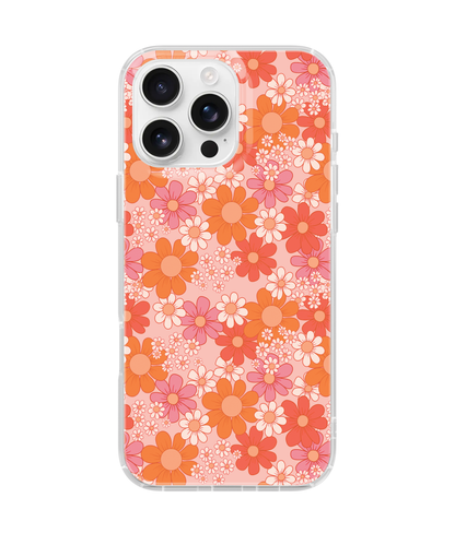 Pink & Orange Petal Perfect Clear Case Insert