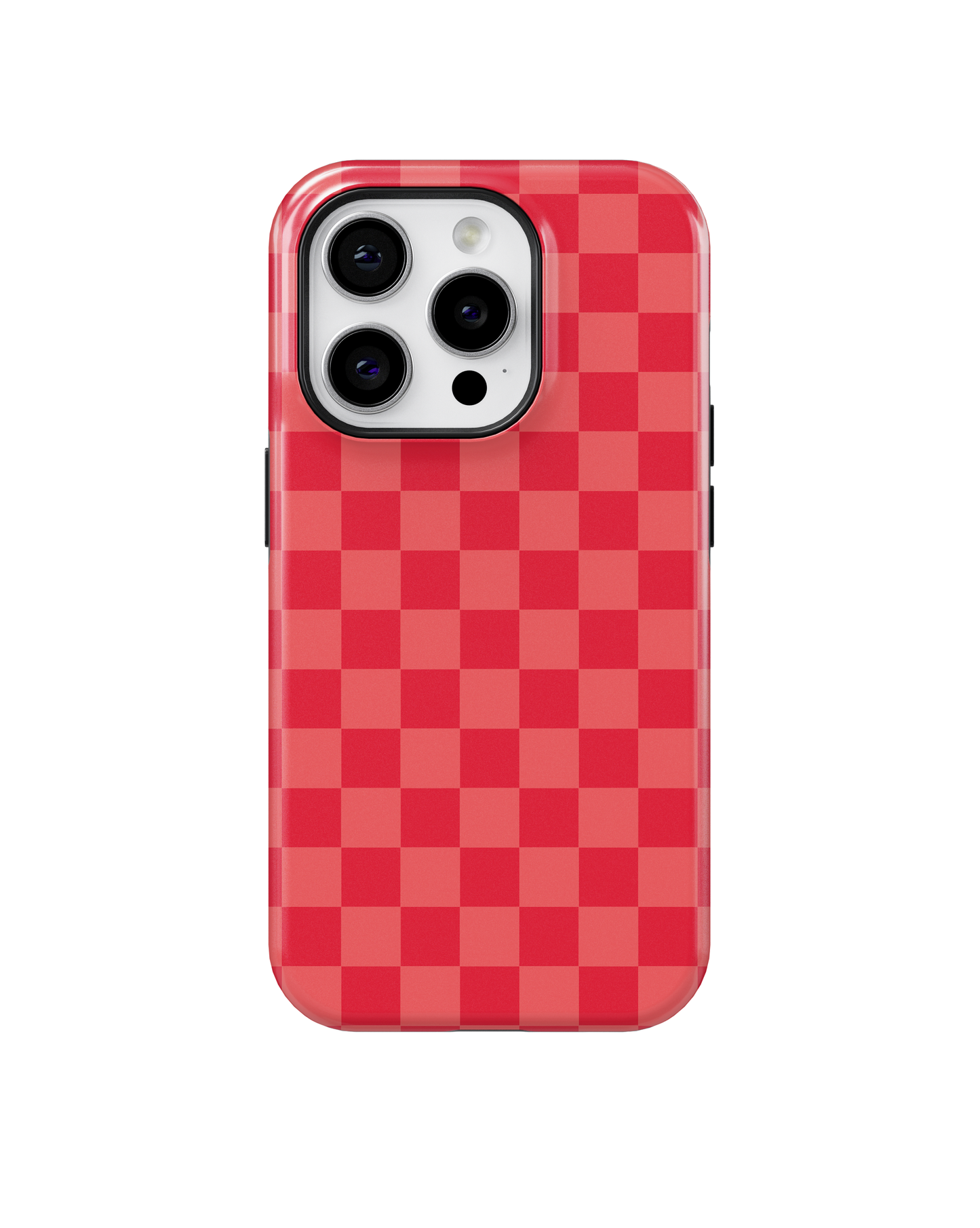 Vermillion Checkers Phone Case