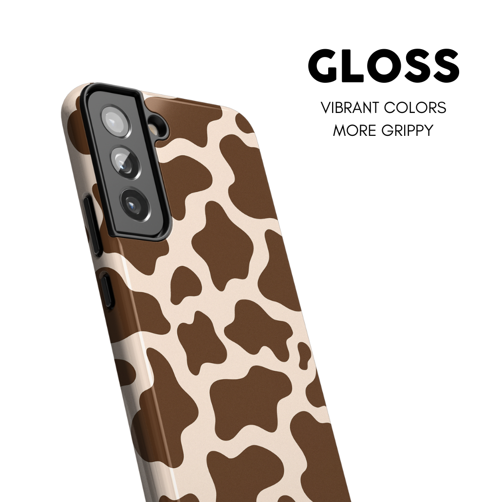 Cocoa Cowprint Galaxy Case