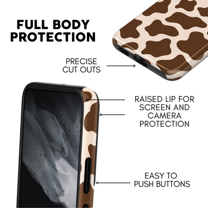 Cocoa Cowprint Galaxy Case