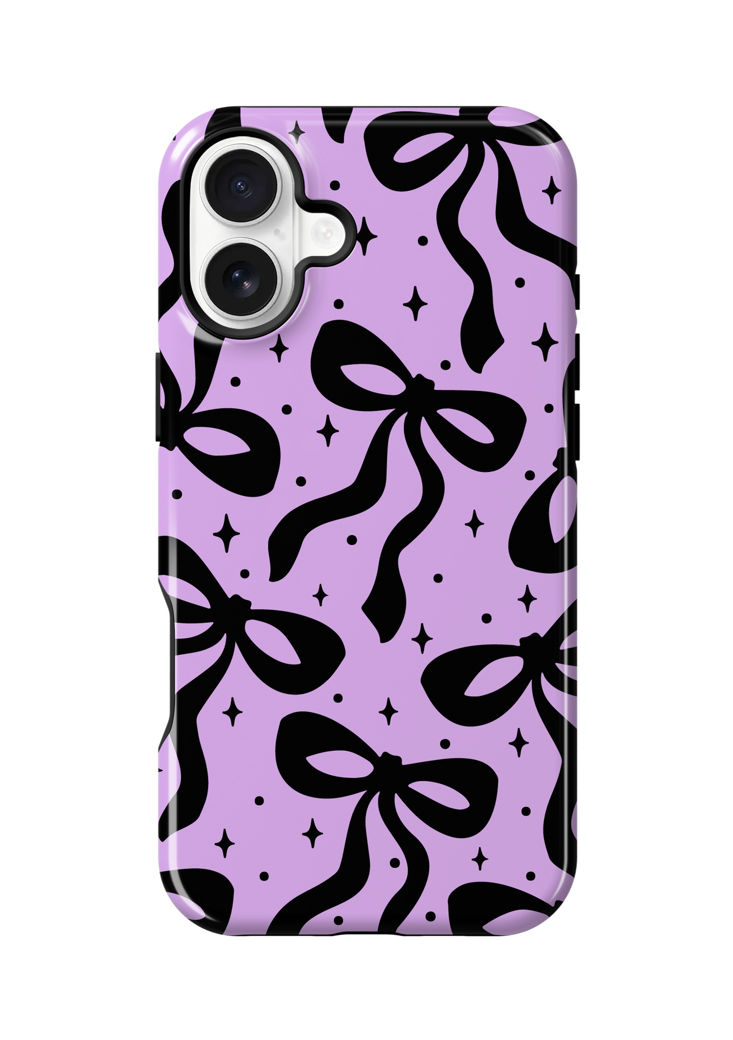 Lilac & Lace Bows I Phone Case