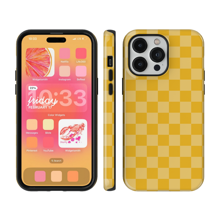 Sunny Checkers Phone Case