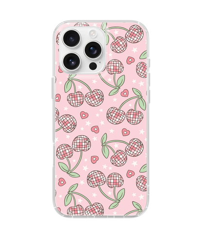 Pastel Disco Cherries Clear Case Insert