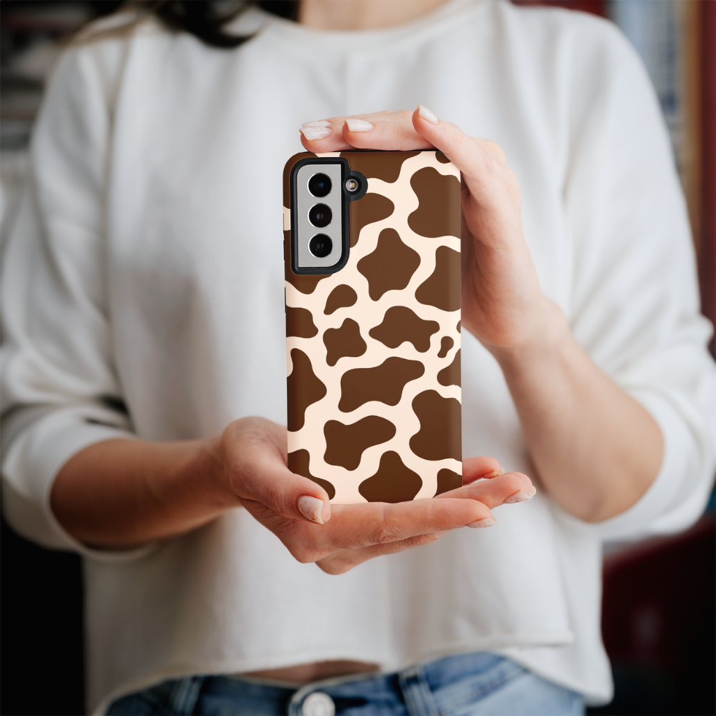 Cocoa Cowprint Galaxy Case