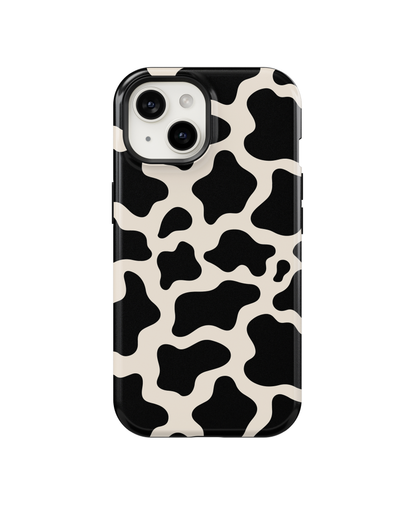 Onyx Cow Print Phone Case