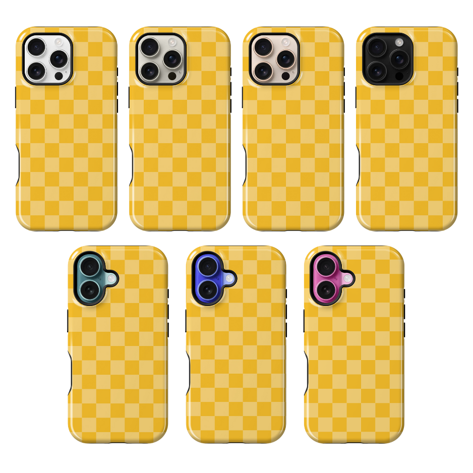 Sunny Checkers Phone Case