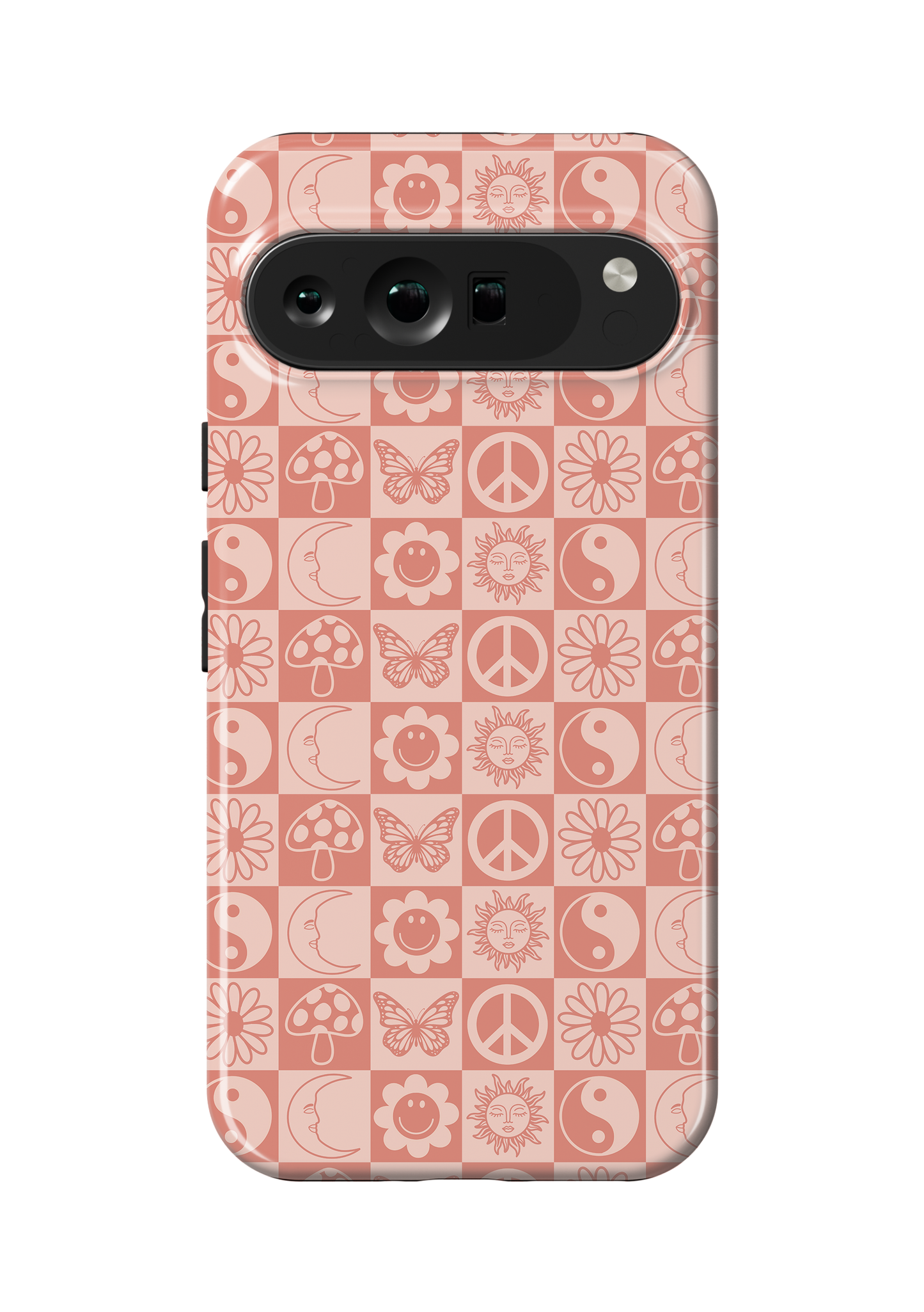 Pink Groovy Mosaic Phone Case