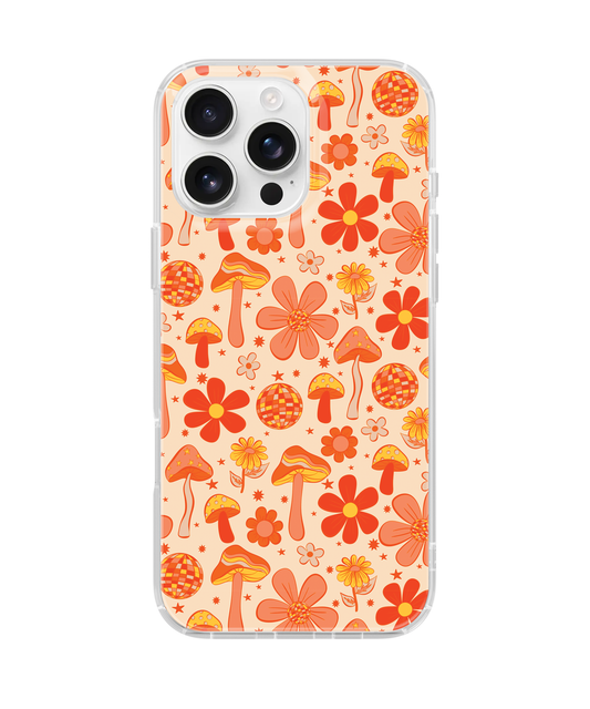 Orange Fungi Fantasia Clear Case Insert