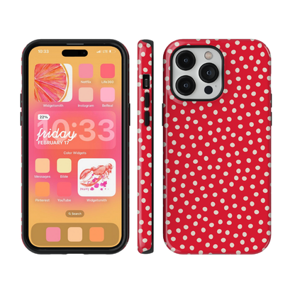 Vermillion Dots Phone Case