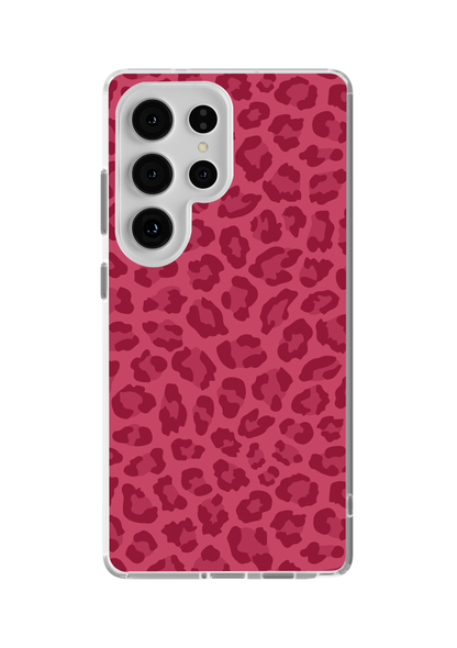 Black Cherry Leopard Clear Case Insert