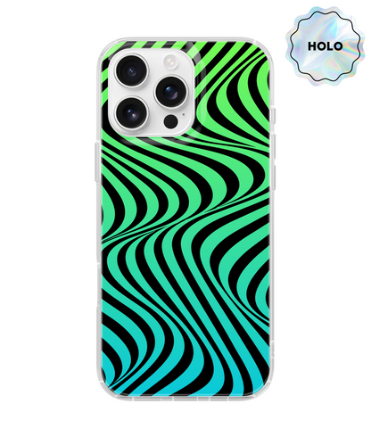 Siren Song Swirls Holographic Clear Case Insert