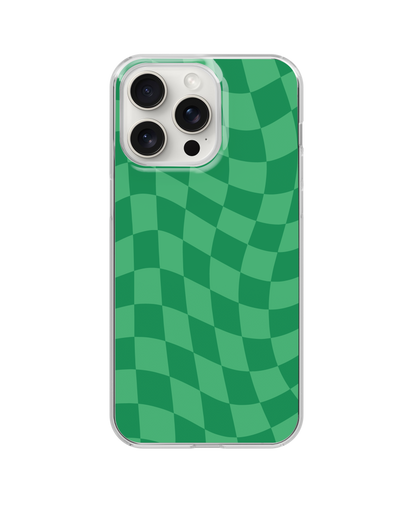 Emerald City Wavy Checkers Clear Case Insert