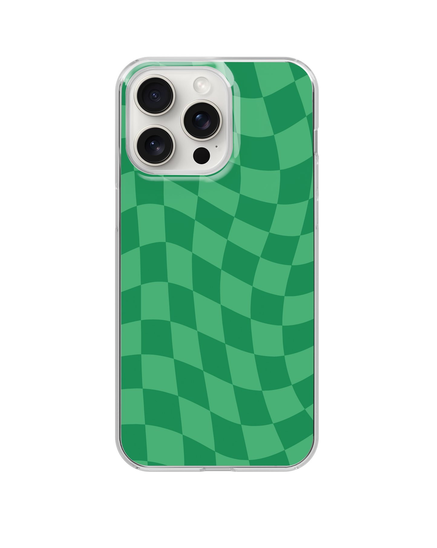 Emerald City Wavy Checkers Clear Case Insert